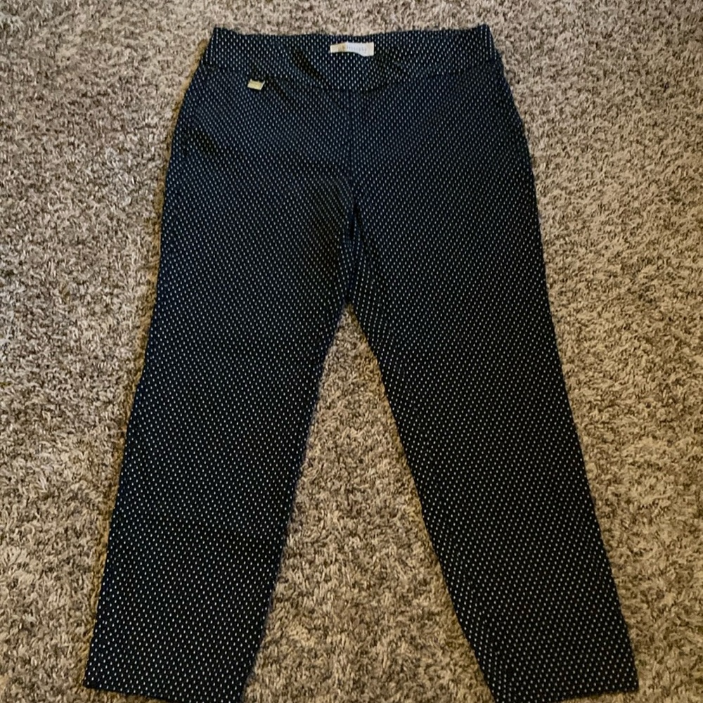 Philosophy Black Pants with White Dots